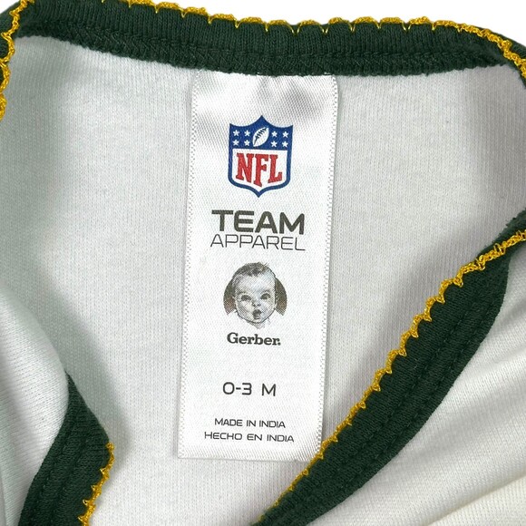NFL Green Bay Packers Baby Girl Onesie Pants Hat Set 0-3 Months - Picture 3 of 10